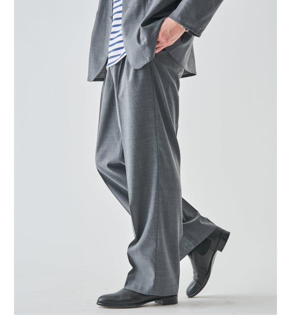 EDIFICE「《予約》Washable トロピカル イージーパンツ【セットアップ着用可】」|スラックス|