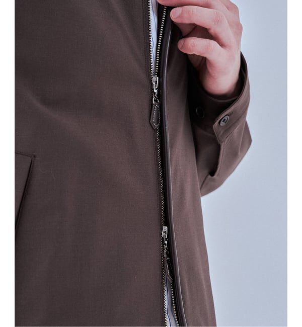 EDIFICE「LEATHER-TRIMMED シャツ ジャケット」|その他|