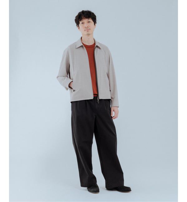 EDIFICE「LEATHER-TRIMMED シャツ ジャケット」|その他|