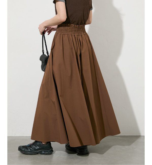 JOURNAL STANDARD「【撥水/接触冷感/洗える/UVカット】リネンナイロンストレッチギャザースカート」|スカート|