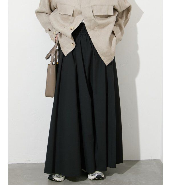 JOURNAL STANDARD「【撥水/接触冷感/洗える/UVカット】リネンナイロンストレッチギャザースカート」|スカート|