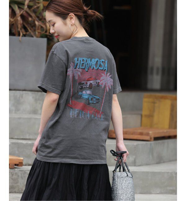 JOURNAL STANDARD relume「スーベニアピグメントTEE」|Tシャツ・カットソー|ブラック A