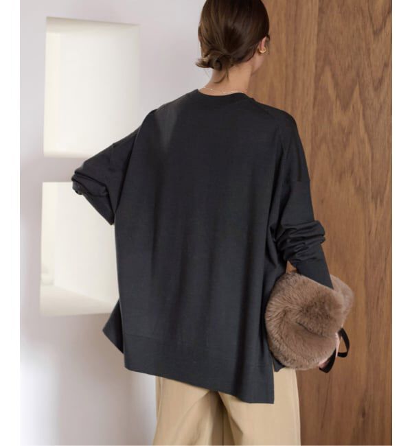 JOURNAL STANDARD relume「《一部WEB限定追加3》BiellaYarnワイドクルーネックプルオーバー」|ニット・セーター|