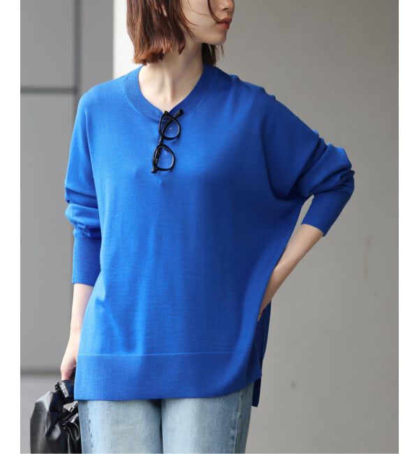 JOURNAL STANDARD relume「《一部WEB限定追加3》BiellaYarnワイドクルーネックプルオーバー」|ニット・セーター|