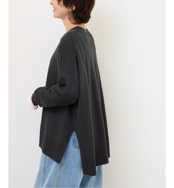 JOURNAL STANDARD relume「《一部WEB限定追加3》BiellaYarnワイドクルーネックプルオーバー」|ニット・セーター|