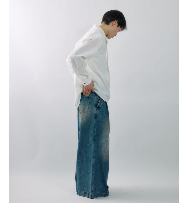 J.S.Homestead「J.S.Homestead / レース アップ シャツ」|シャツ・ブラウス|