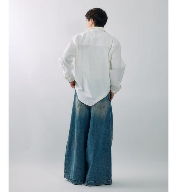 J.S.Homestead「J.S.Homestead / レース アップ シャツ」|シャツ・ブラウス|