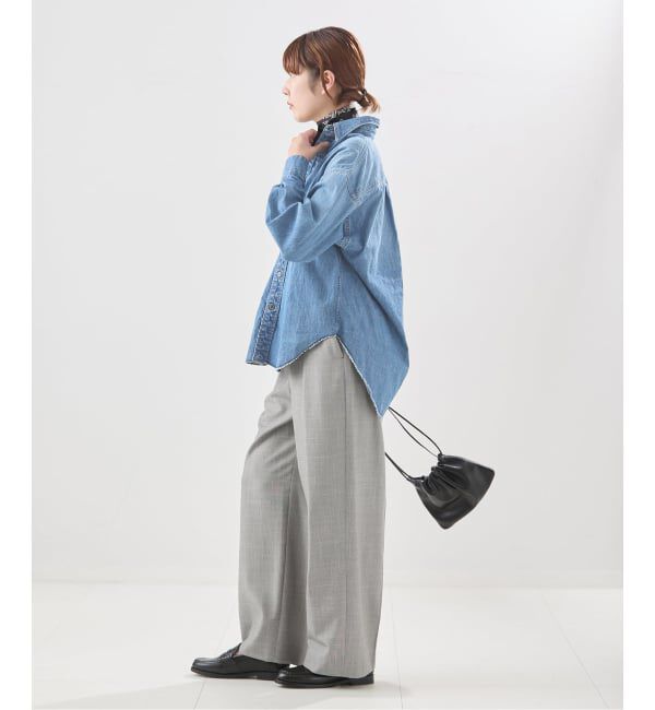 journal standard L'essage「【JANE SMITH/ジェーンスミス】8oz DENIM REGULAR COLLAR：シャツ」|シャツ・ブラウス|