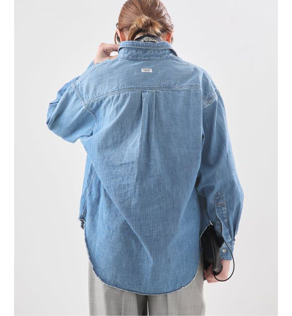 journal standard L'essage「【JANE SMITH/ジェーンスミス】8oz DENIM REGULAR COLLAR：シャツ」|シャツ・ブラウス|