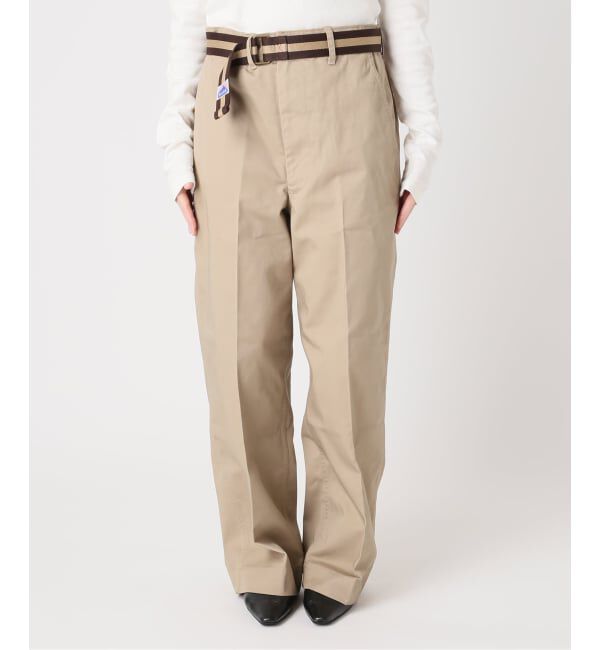JOURNAL STANDARD「《予約》【BURK / バーク】ベルトツキチノパンツ」|チノ|