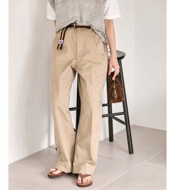 JOURNAL STANDARD「《予約》【BURK / バーク】ベルトツキチノパンツ」|チノ|