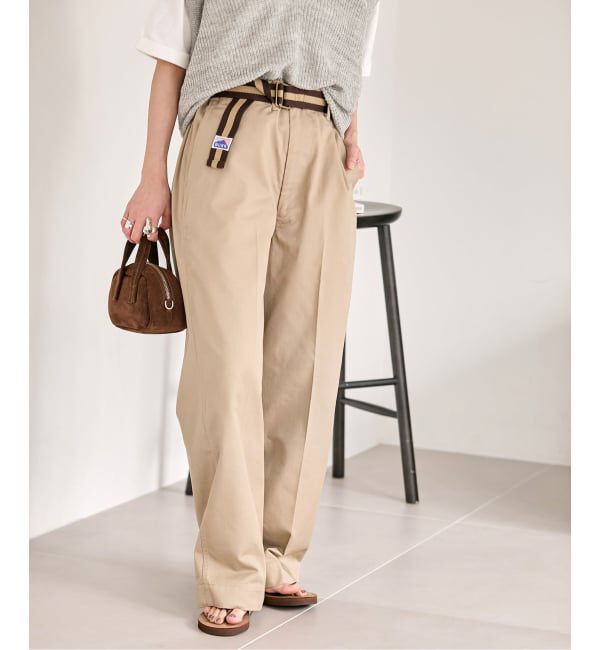 JOURNAL STANDARD「《予約》【BURK / バーク】ベルトツキチノパンツ」|チノ|