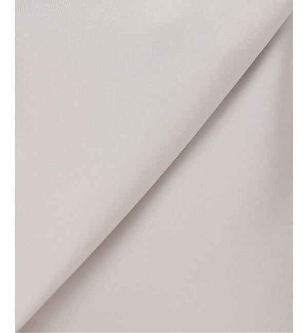 NOBLE「《セットアップ対応》ルナサテンナローフレアタックパンツ」|スラックス|