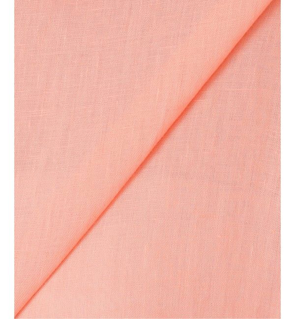 Spick and Span「《ゆったりサイズ》追加予約 80リネンカシュクール ビッグシャツ」|シャツ・ブラウス|