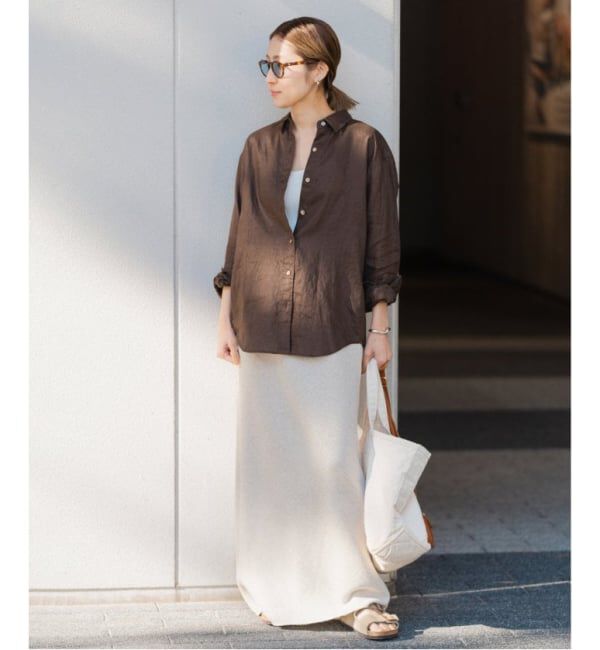 FRAMeWORK「≪新色 / 追加≫フレンチリネンレギュラーシャツ」|シャツ・ブラウス|