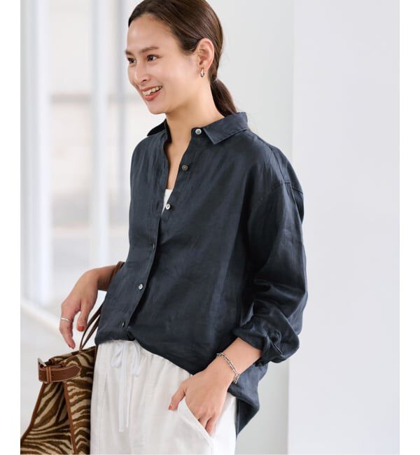 FRAMeWORK「≪新色 / 追加≫フレンチリネンレギュラーシャツ」|シャツ・ブラウス|