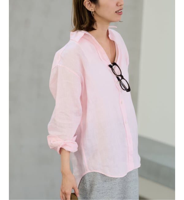 FRAMeWORK「≪新色 / 追加≫フレンチリネンレギュラーシャツ」|シャツ・ブラウス|