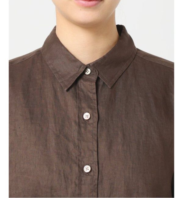 FRAMeWORK「≪新色 / 追加≫フレンチリネンレギュラーシャツ」|シャツ・ブラウス|