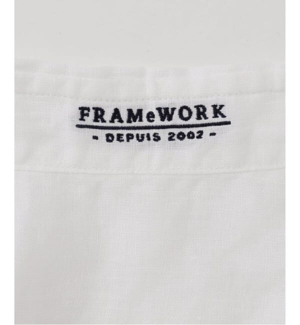 FRAMeWORK「≪新色 / 追加≫フレンチリネンレギュラーシャツ」|シャツ・ブラウス|