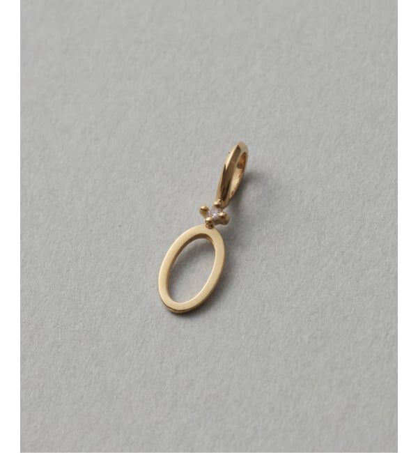 Lilas by Spick&Span「《予約》オーバルラインモチーフチャーム K18」|その他|