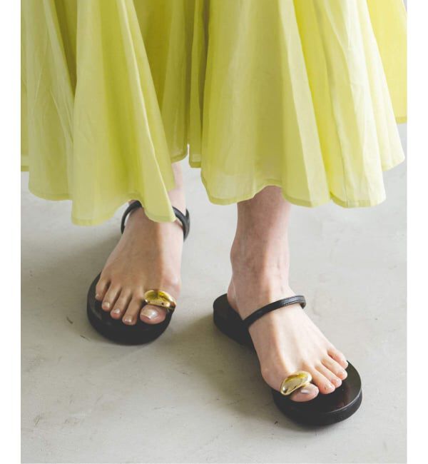 NOBLE「《追加予約》LAOCOONTE/ラオコンテ リングトゥサンダル」|サンダル|