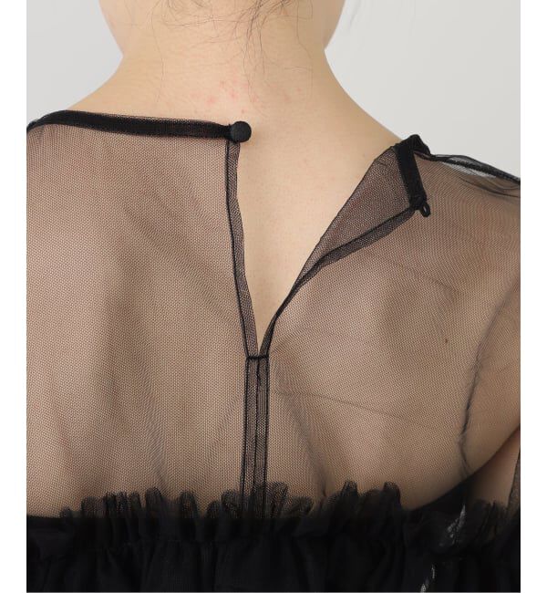  「《追加3》デコラティブチュールトップス」|シャツ・ブラウス|