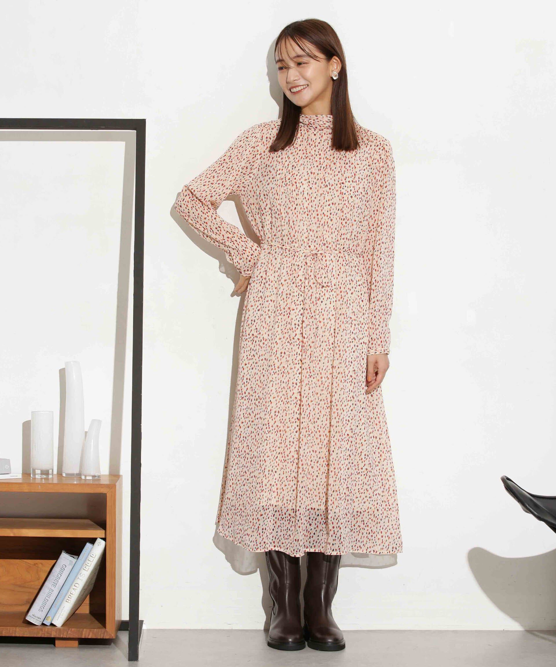 nano･universe「フィルムドットシフォンタックワンピース」|ワンピース|