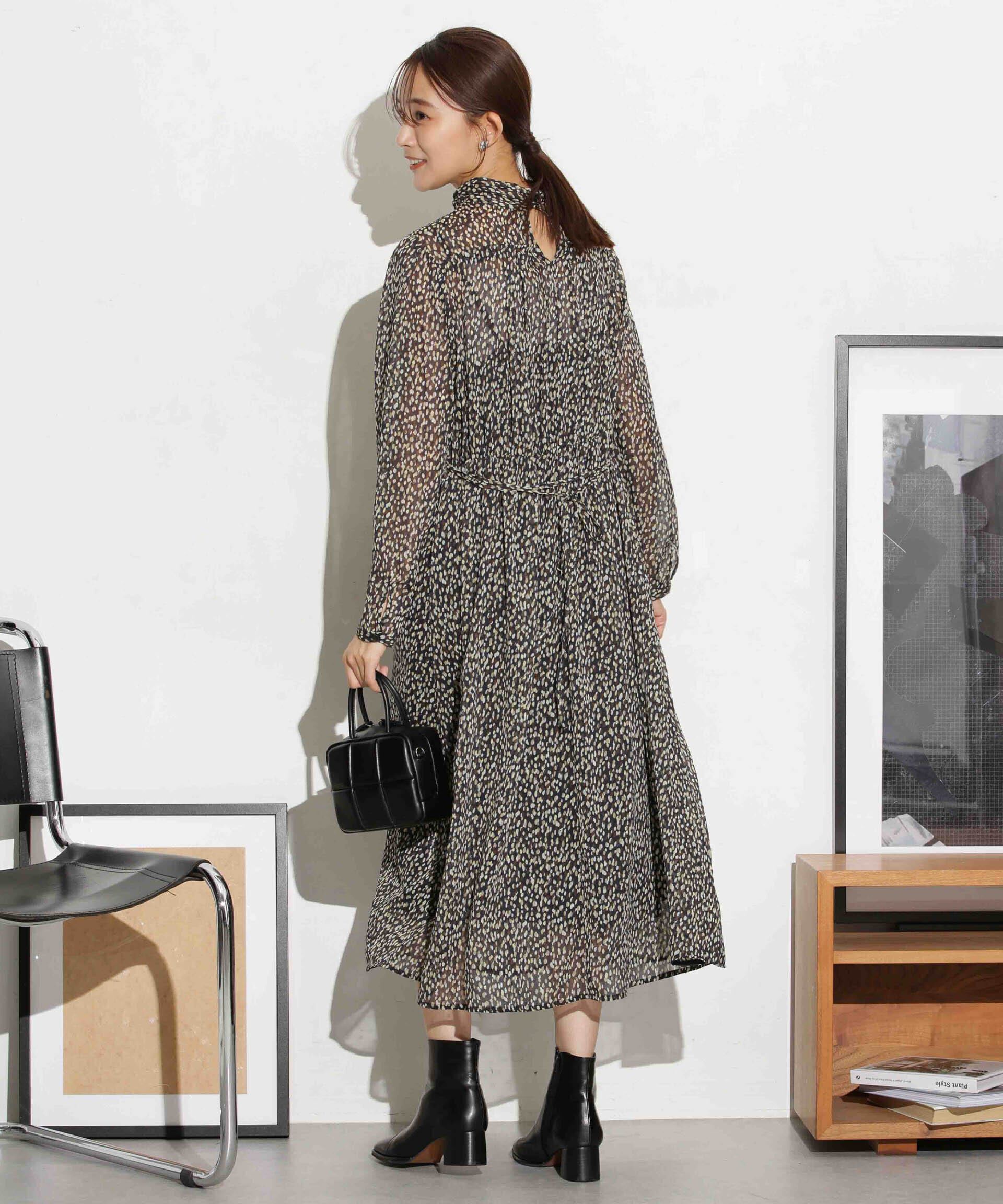 nano･universe「フィルムドットシフォンタックワンピース」|ワンピース|