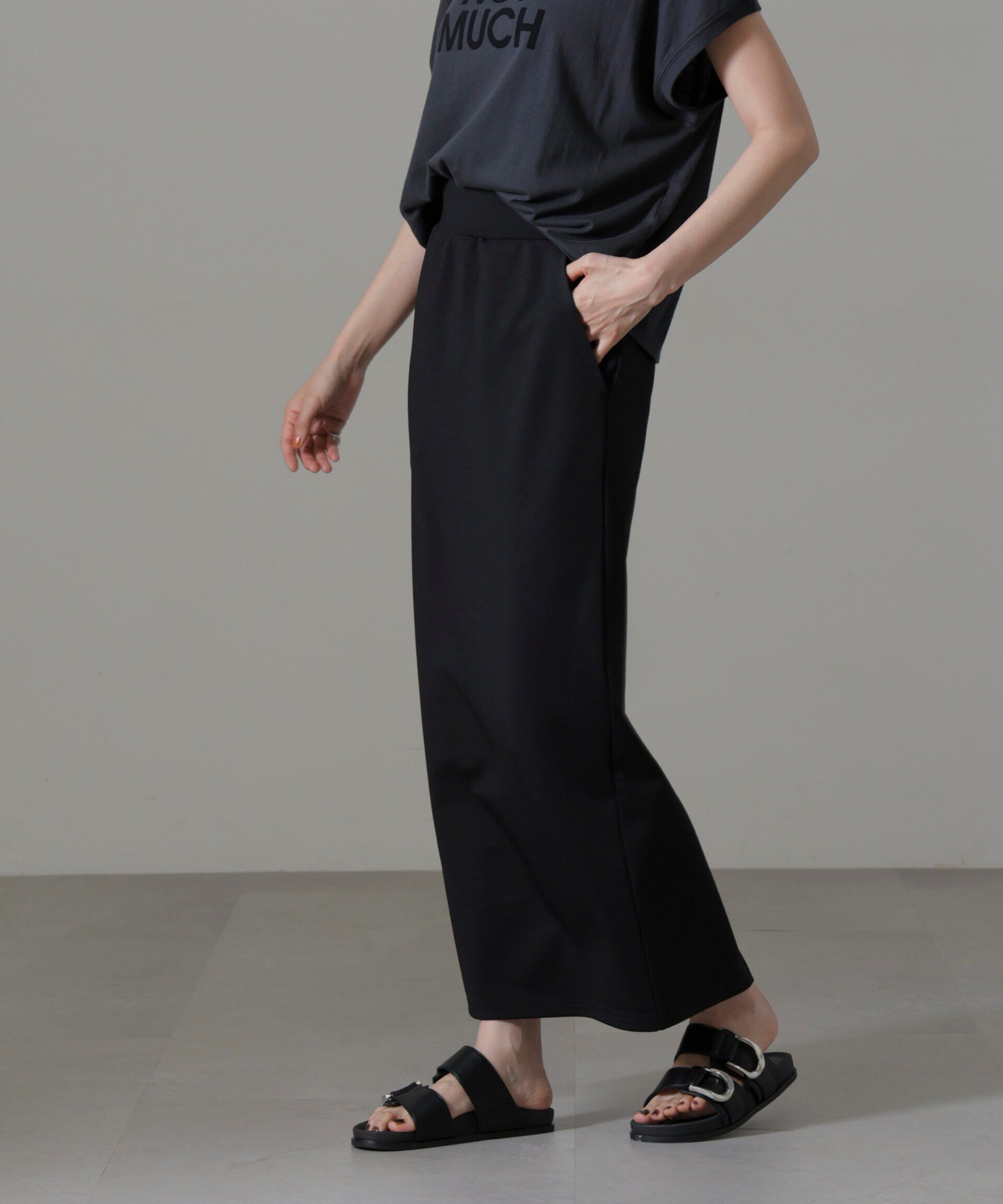 nano･universe「ポンチカットIラインマキシスカート」|スカート|