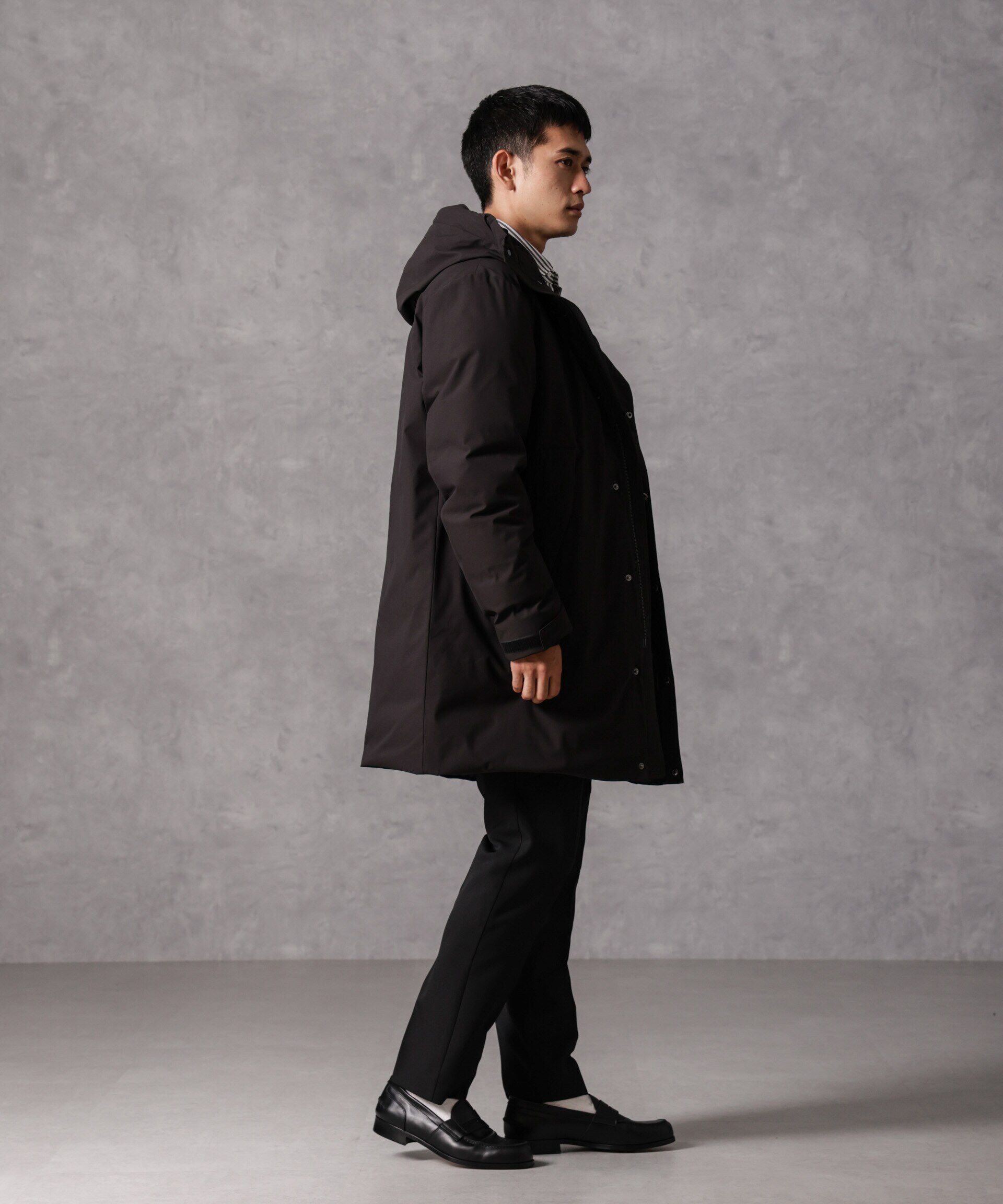 nano･universe「「西川ダウン(R)」ロングフードダウン」|ダウン|