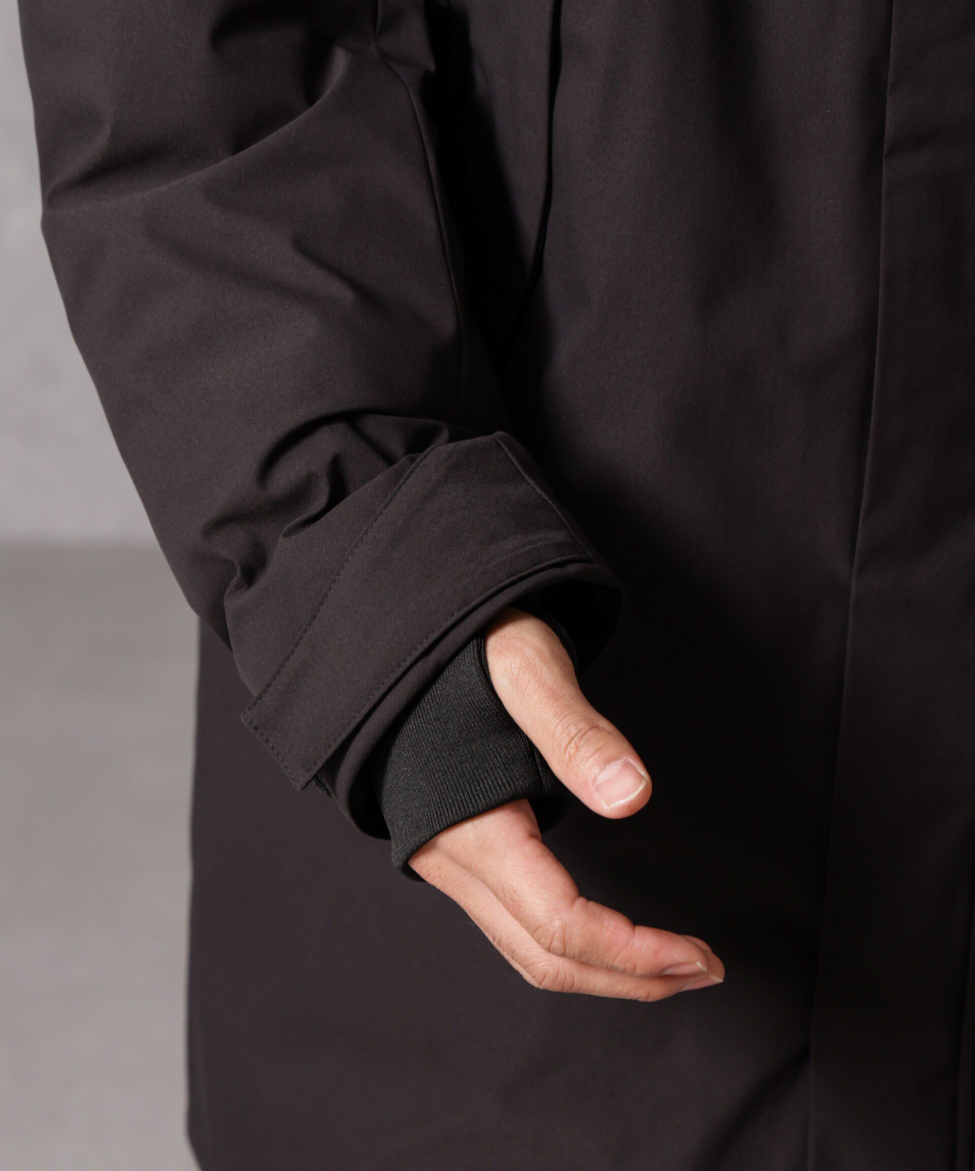 nano･universe「「西川ダウン(R)」ロングフードダウン」|ダウン|