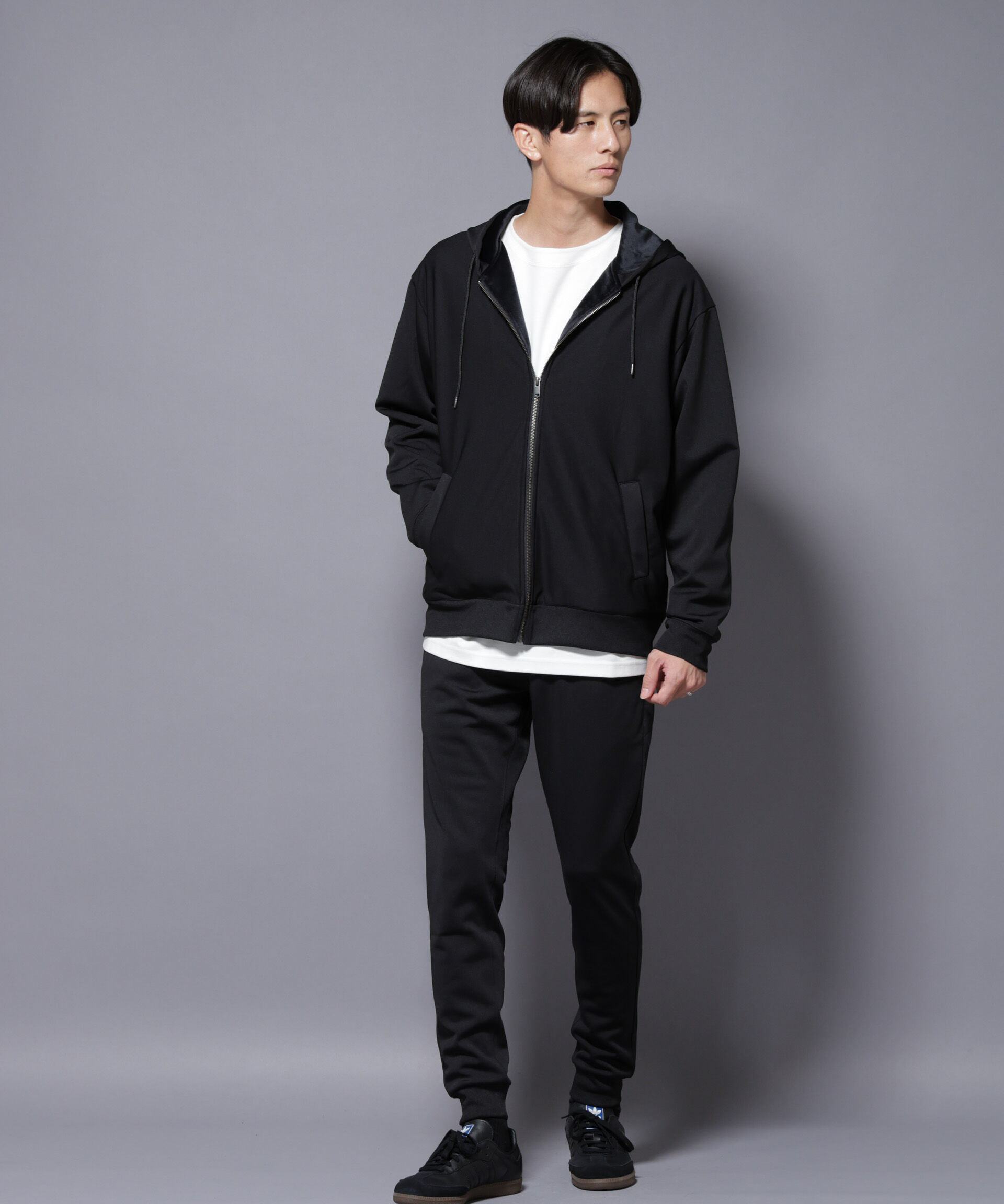 nano･universe「｢MC｣coveross(R) フリースボンディングジョガーパンツ」|チノ|