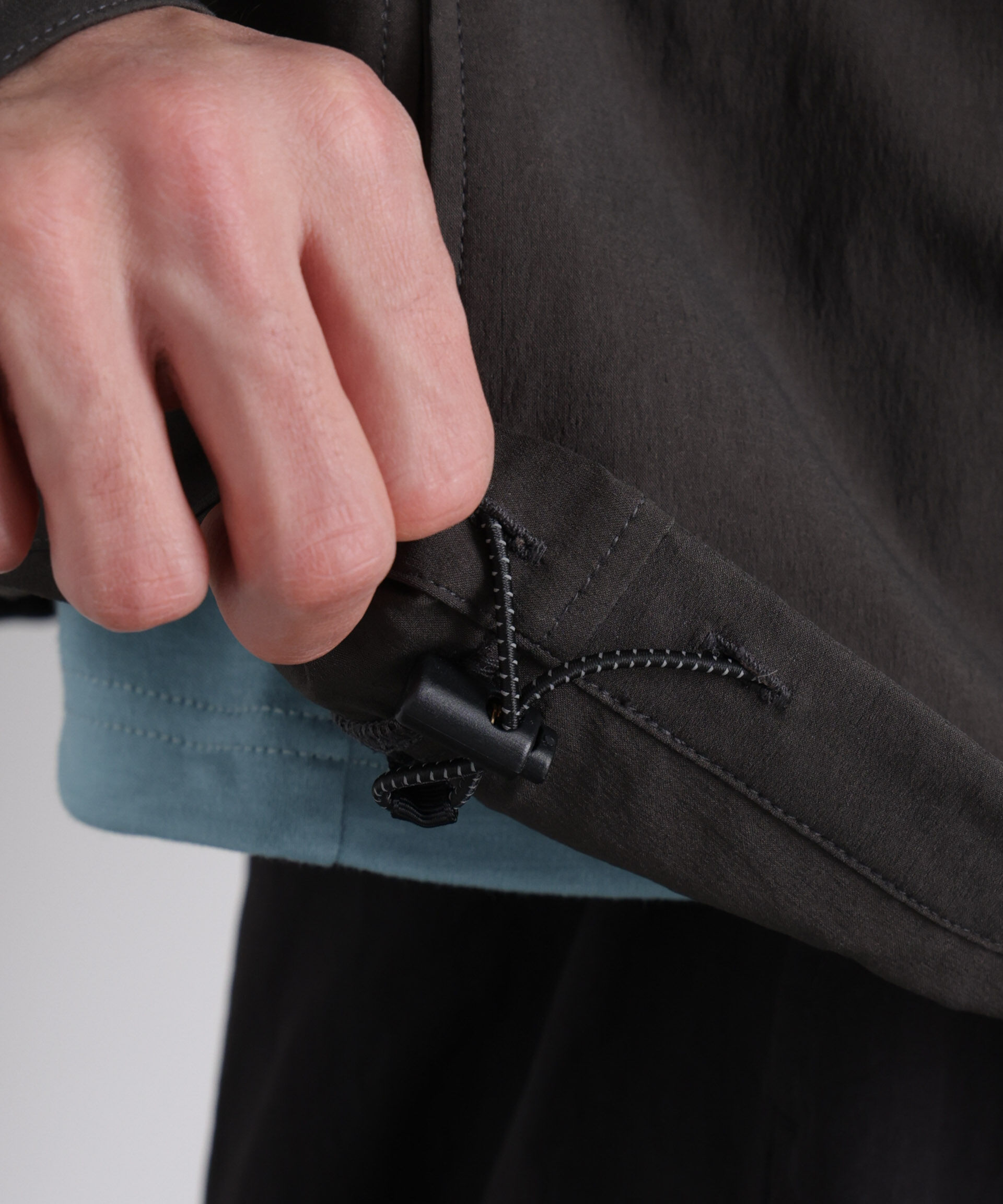 nano･universe「ストレッチワイドシャツブルゾン」|ブルゾン・スタジャン|