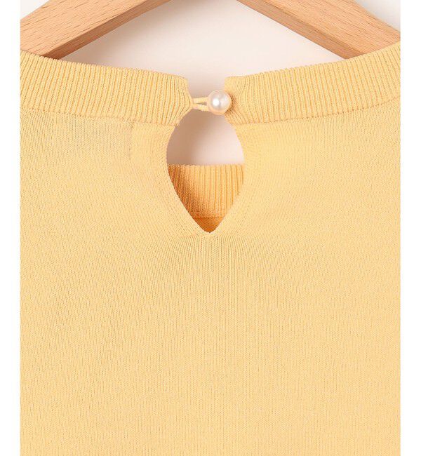 組曲「【WEB限定カラーあり】MINA 袖フリルニットプルオーバー」|ニット・セーター|