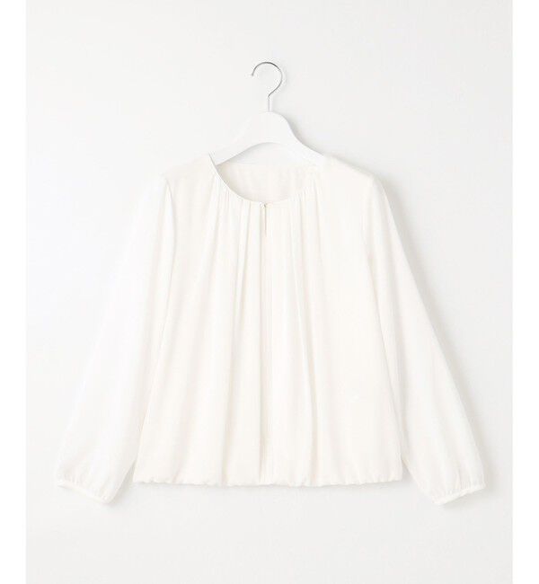 自由区「【洗える】ロイヤルシフォン ブラウス」|Tシャツ・カットソー|