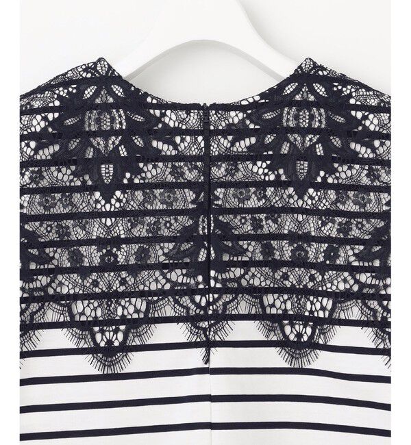 自由区「【洗える】レース Tシャツ」|Tシャツ・カットソー|