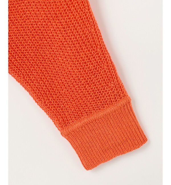 自由区「【洗える】リネンミドルゲージドルマンスリーブ ニット」|ニット・セーター|