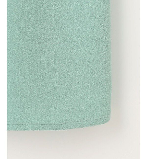 自由区「【SHIHOさんコラボ・洗える】バックサテンジョーゼット ブラウス」|シャツ・ブラウス|