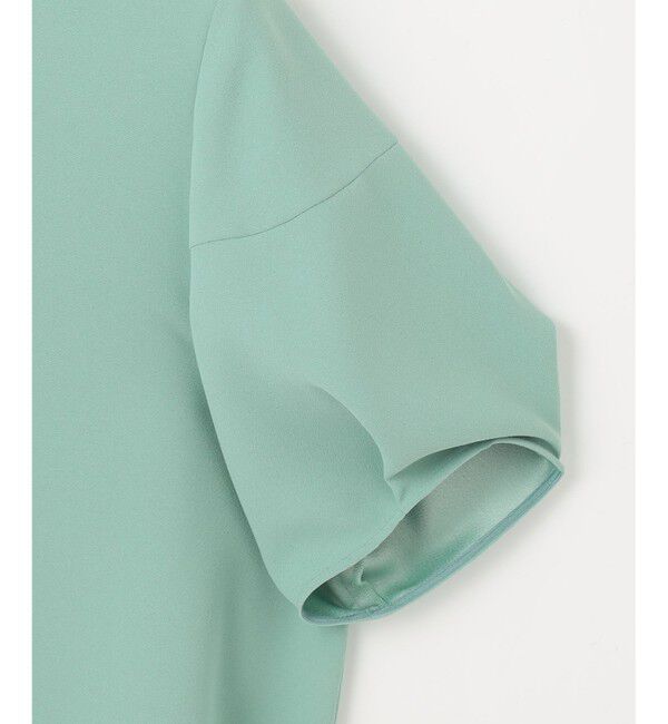 自由区「【SHIHOさんコラボ・洗える】バックサテンジョーゼット ブラウス」|シャツ・ブラウス|