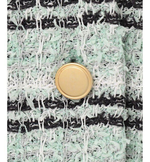 自由区「【洗える】カラーミックスツイードニット カーディガン」|カーディガン|