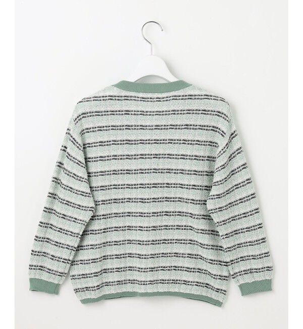 自由区「【洗える】カラーミックスツイードニット カーディガン」|カーディガン|