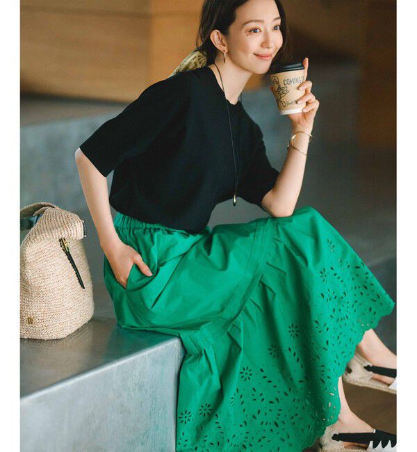 23区「【洗える】レーヨンポリエステルストレッチ ドルマン ニット」|ニット・セーター|