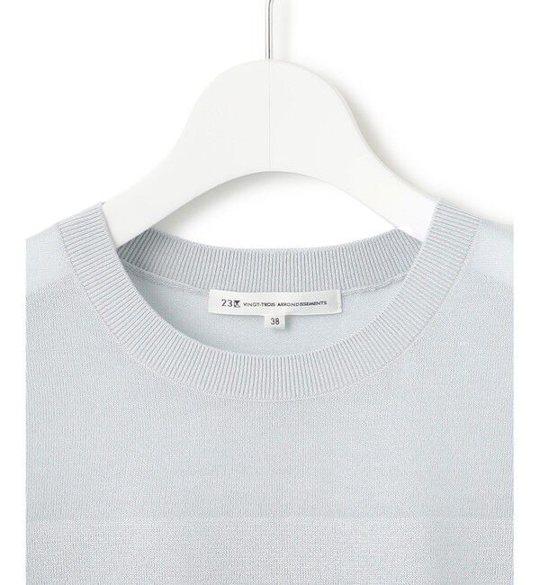 23区「【洗える】シャイニーシアー ドルマン ニット」|ニット・セーター|