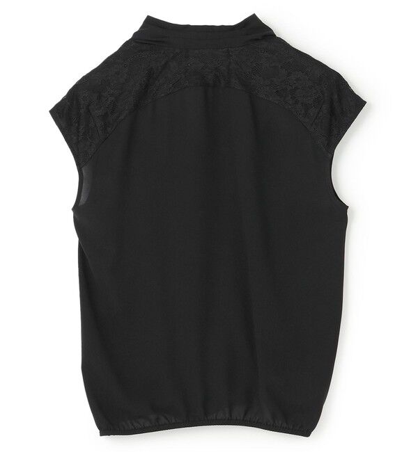 BEIGE,「【L-size】OLIVE / カシュクールフレンチスリーブブラウス」|シャツ・ブラウス|