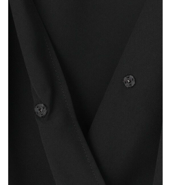 BEIGE,「【L-size】OLIVE / カシュクールフレンチスリーブブラウス」|シャツ・ブラウス|