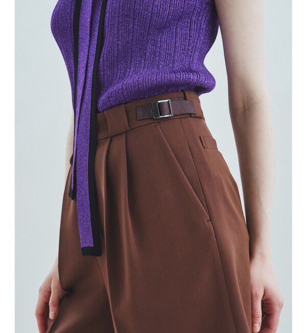 Grace Class「ストレッチツイルショートパンツ」|その他|ブラウン