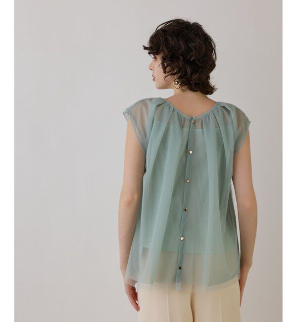 Diagram「チュールタックノースリーブ」|シャツ・ブラウス|