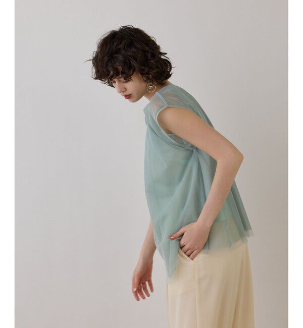 Diagram「チュールタックノースリーブ」|シャツ・ブラウス|