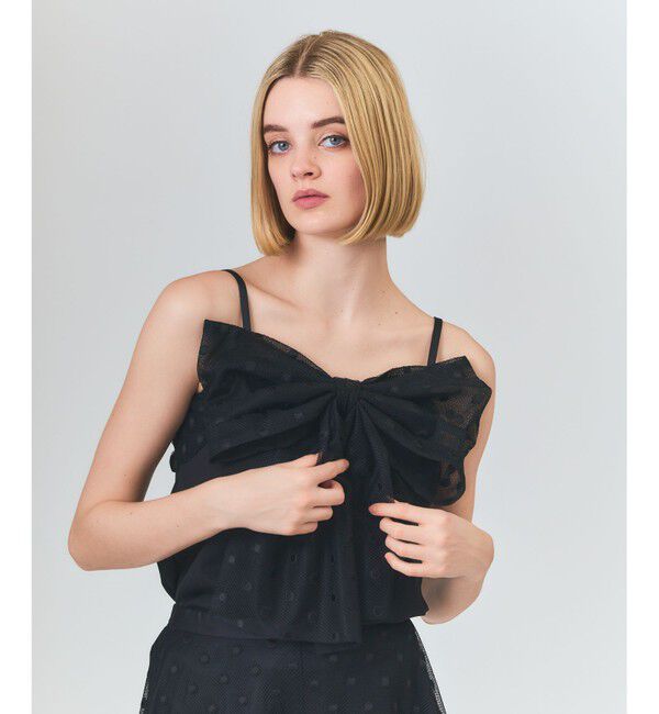 Grace Class「ドットボウタイキャミ」|キャミソール|