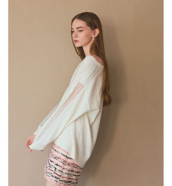 Grace Class「レーススリーブトップ」|ニット・セーター|